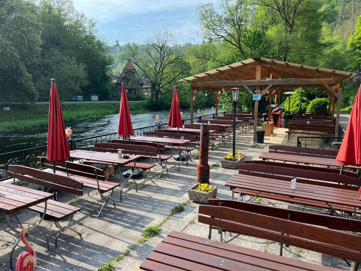 Pension Sternschnuppe, Treseburg Harz, Unmittelbar Am Wasser Тале Экстерьер фото